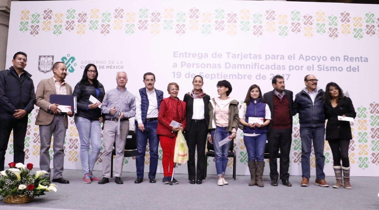 Comienza nueva etapa de apoyos para renta a damnificados del 19S