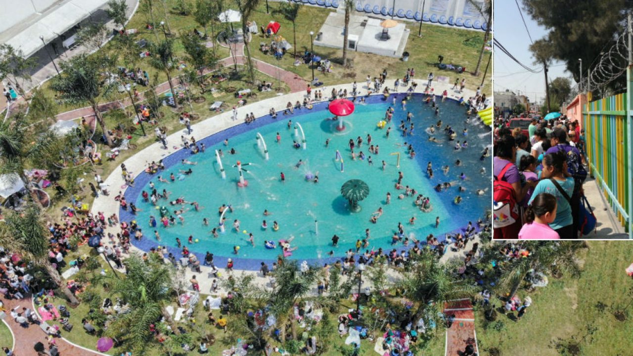 Con pipas para desabasto Brugada llena balneario