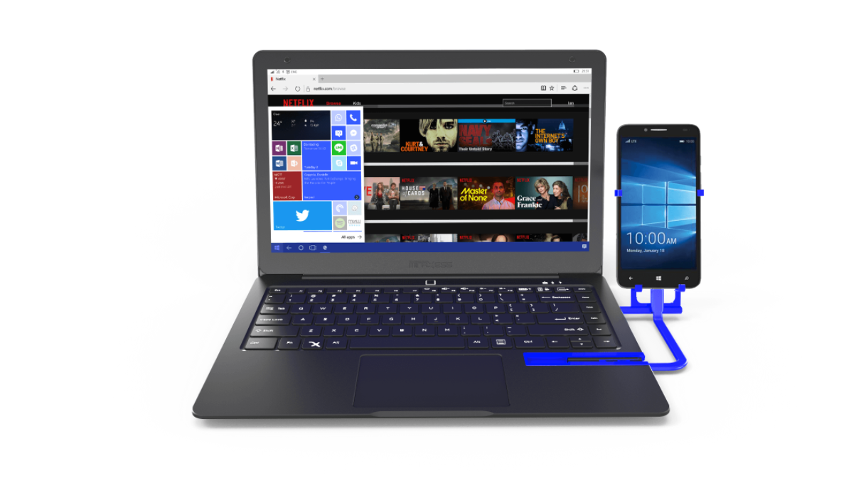 Mirabook el aparato que convierte tu celular en una computadora