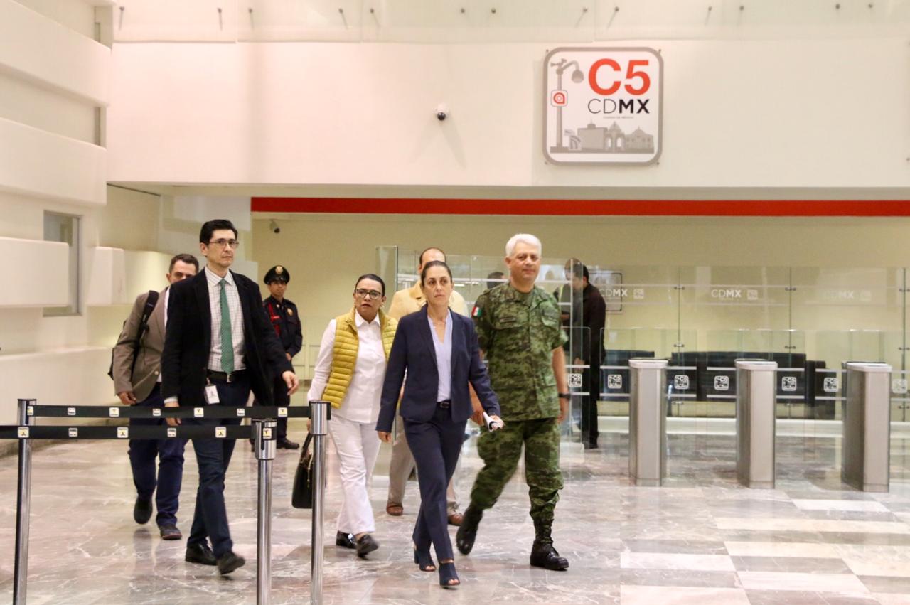 Sheinbaum se reune de emergencia con su gabinete de seguridad y C5