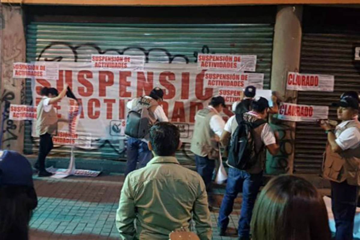 Durante el operativo «La Noche es de todos» clausuraron 6 negocios en la CDMX