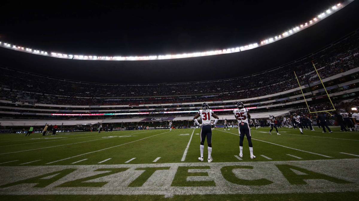 Trabajan en el Estadio Azteca para quedar bien con la NFL