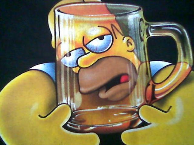 Borrachos tirados en la calle