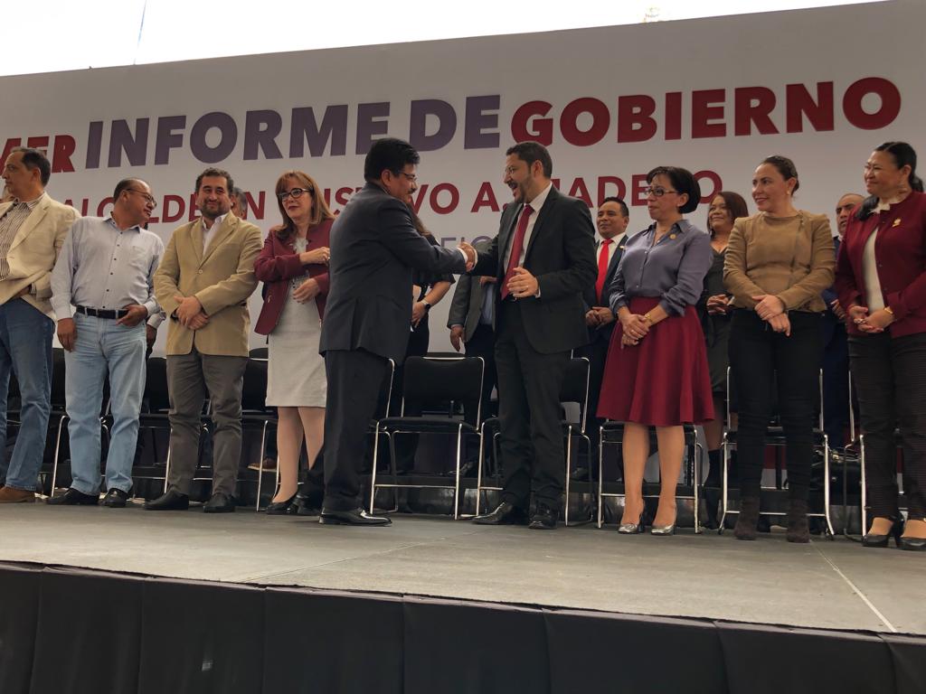 Alcalde de Gustavo A. Madero presenta Primer Informe de Gobierno