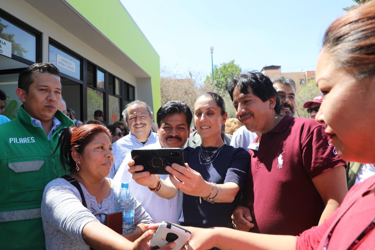 Junto con la jefa de gobierno, Chiguil inaugura un PILARES