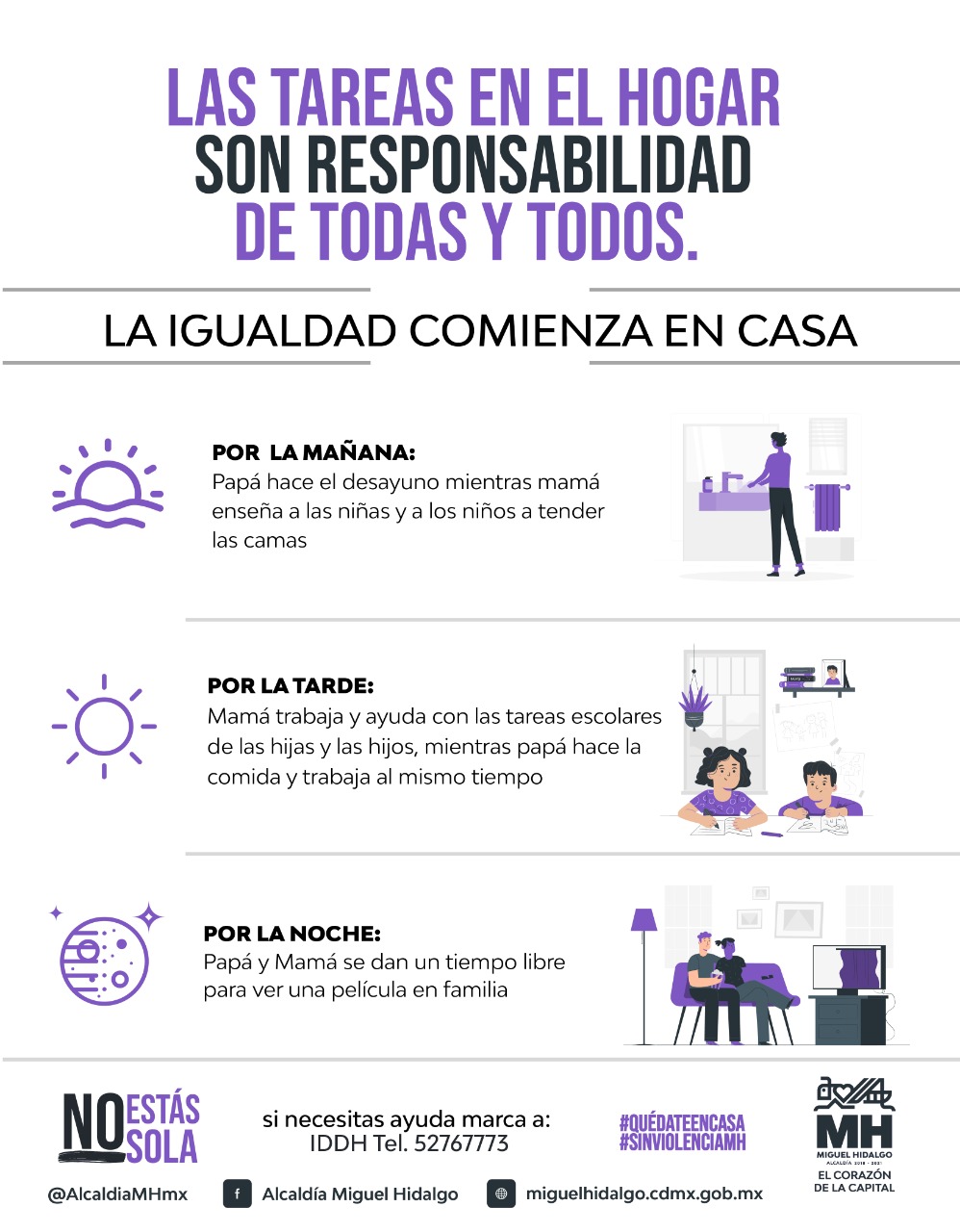 En Miguel Hidalgo la familia participa en todo