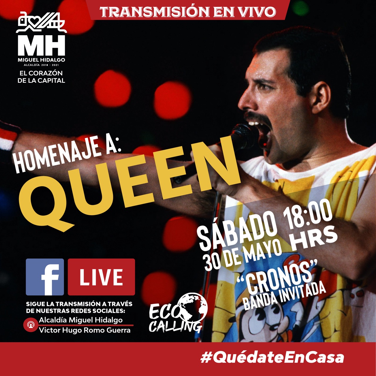 Gran Homenaje a Queen en Miguel Hidalgo