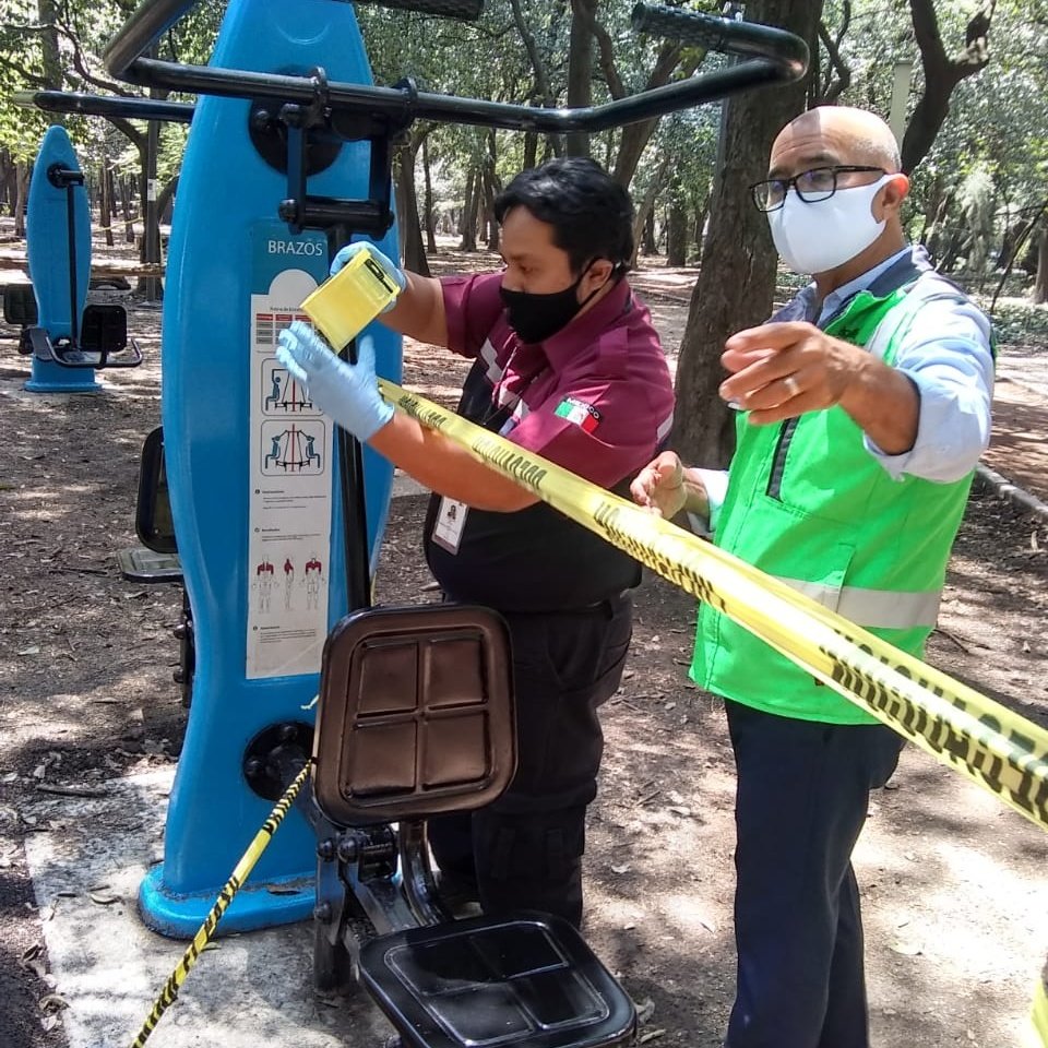 Se Acondiciona el Parque Ghandi para reiniciar operaciones