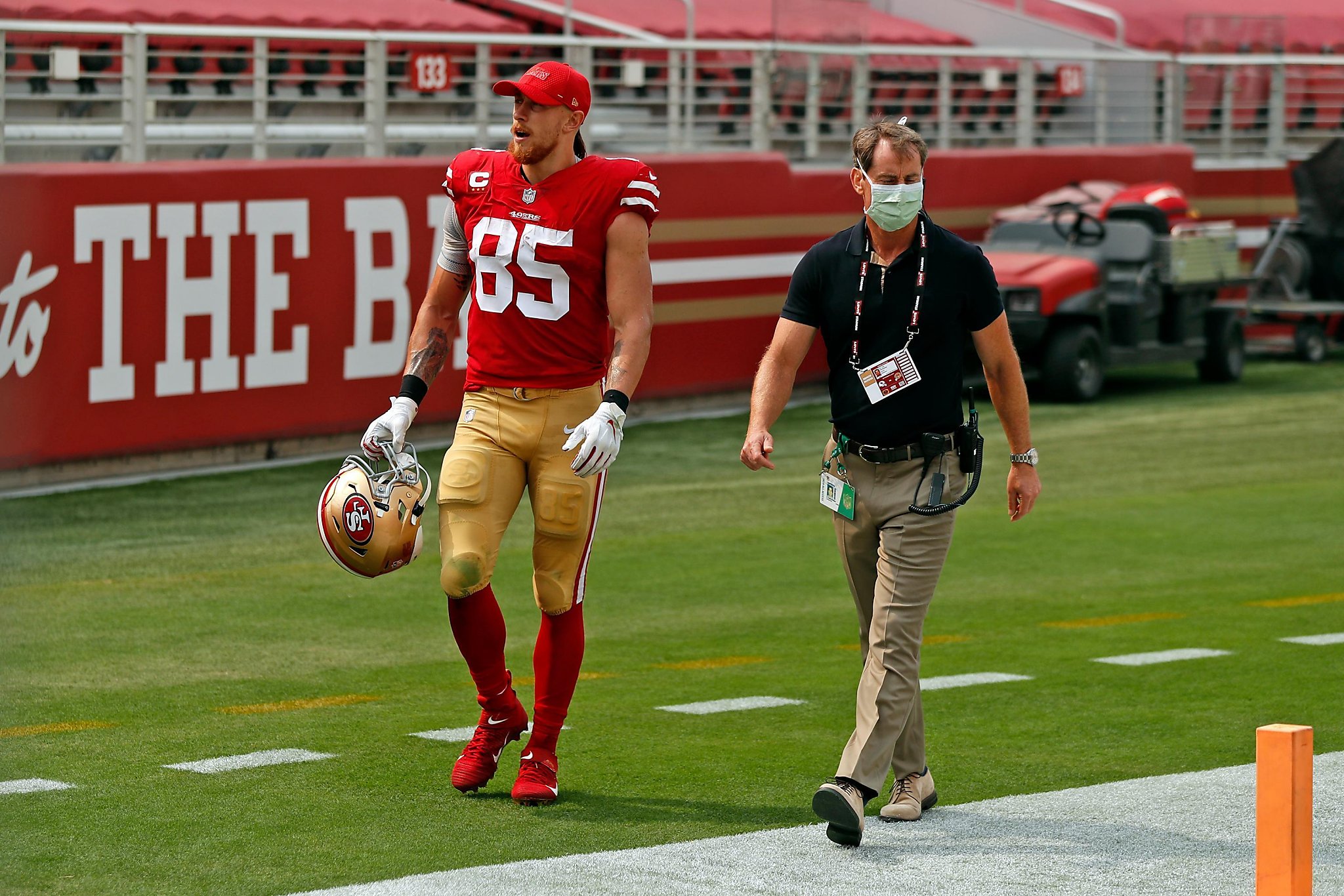 George Kittle no entrena con 49ers