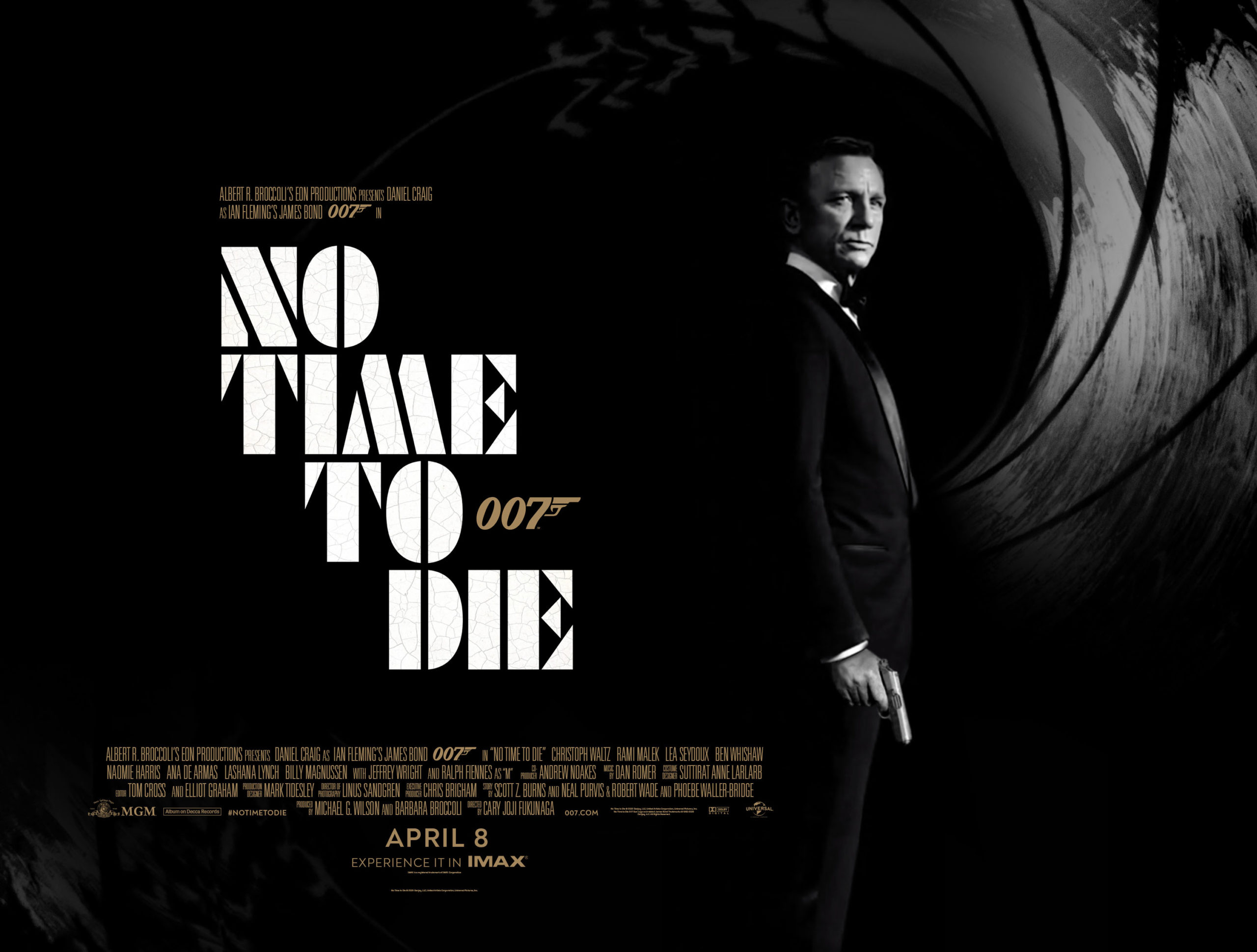 James Bond atrasa el estreno de »No Time To Die» hasta abril de 2021