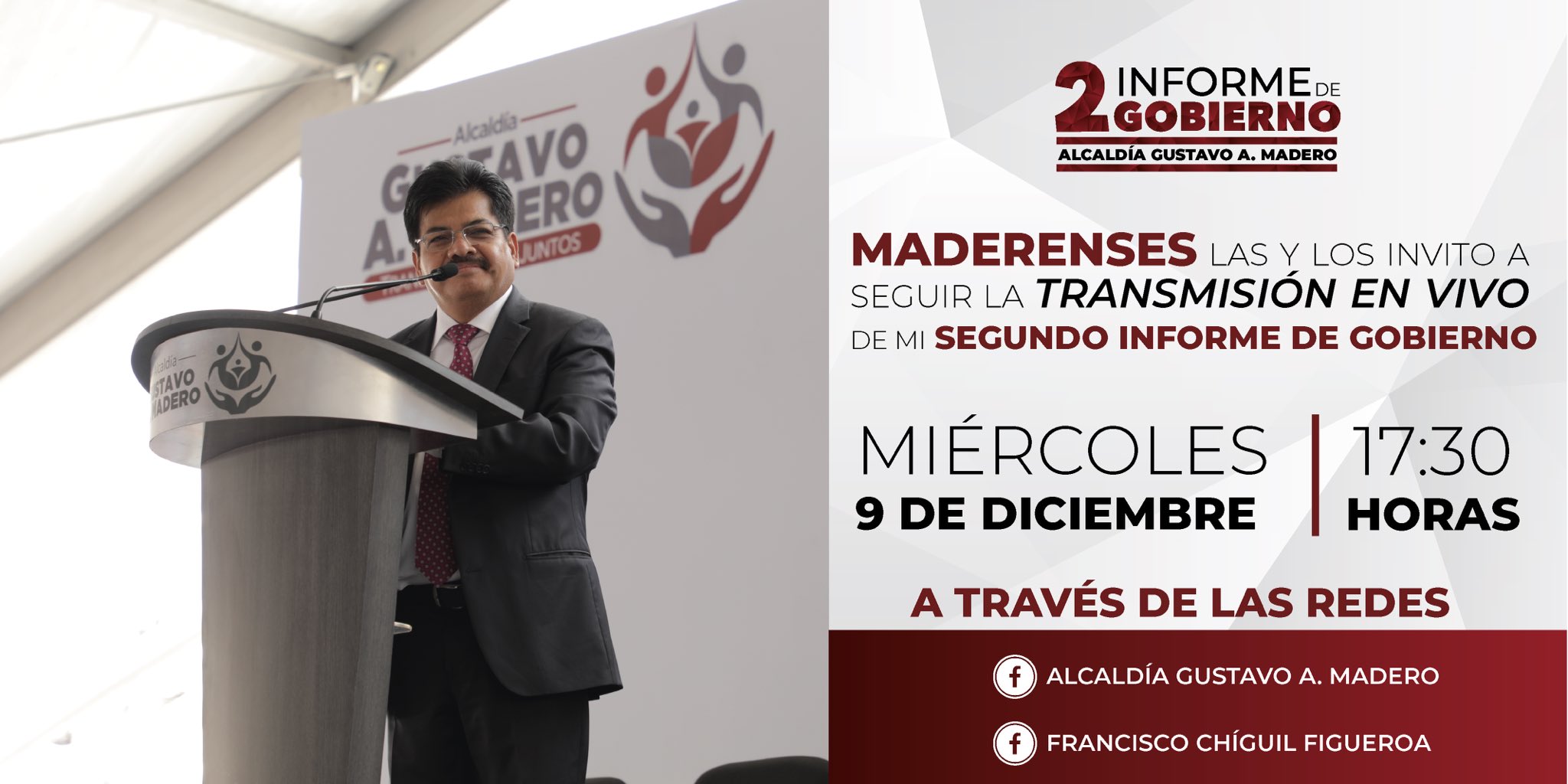 Rinde segundo informe de actividades el Doctor Francisco Chiguil Figueroa