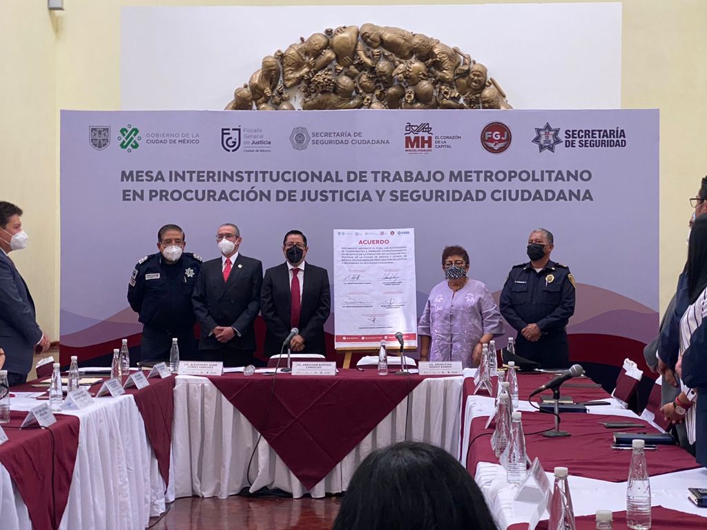 FGJCDMX, FGJEM y AMH cierran filas a favor de la seguridad y justicia