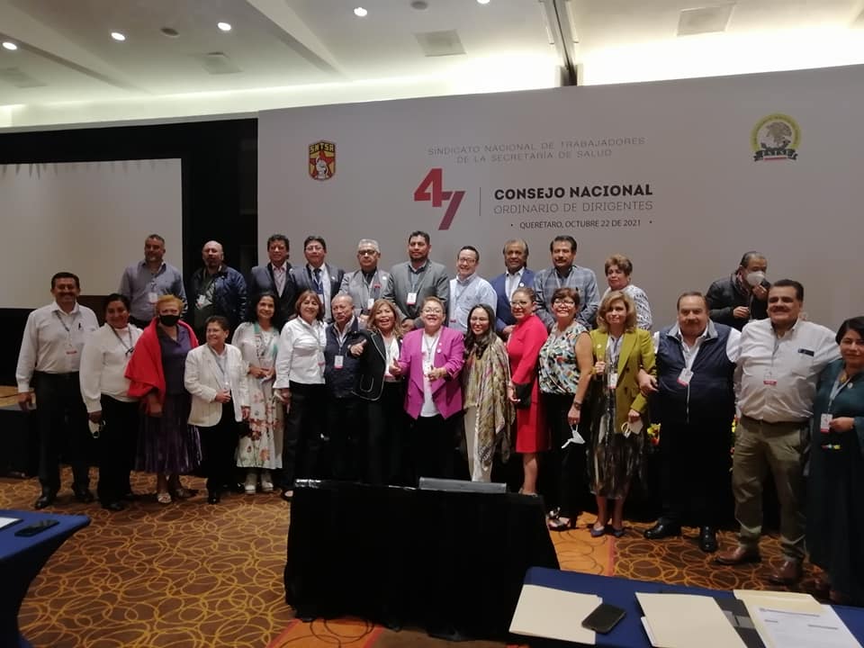 Exitoso Consejo Nacional Ordinario de Dirigentes del Sindicato Nacional de Trabajadores de la Secretaria de Salud