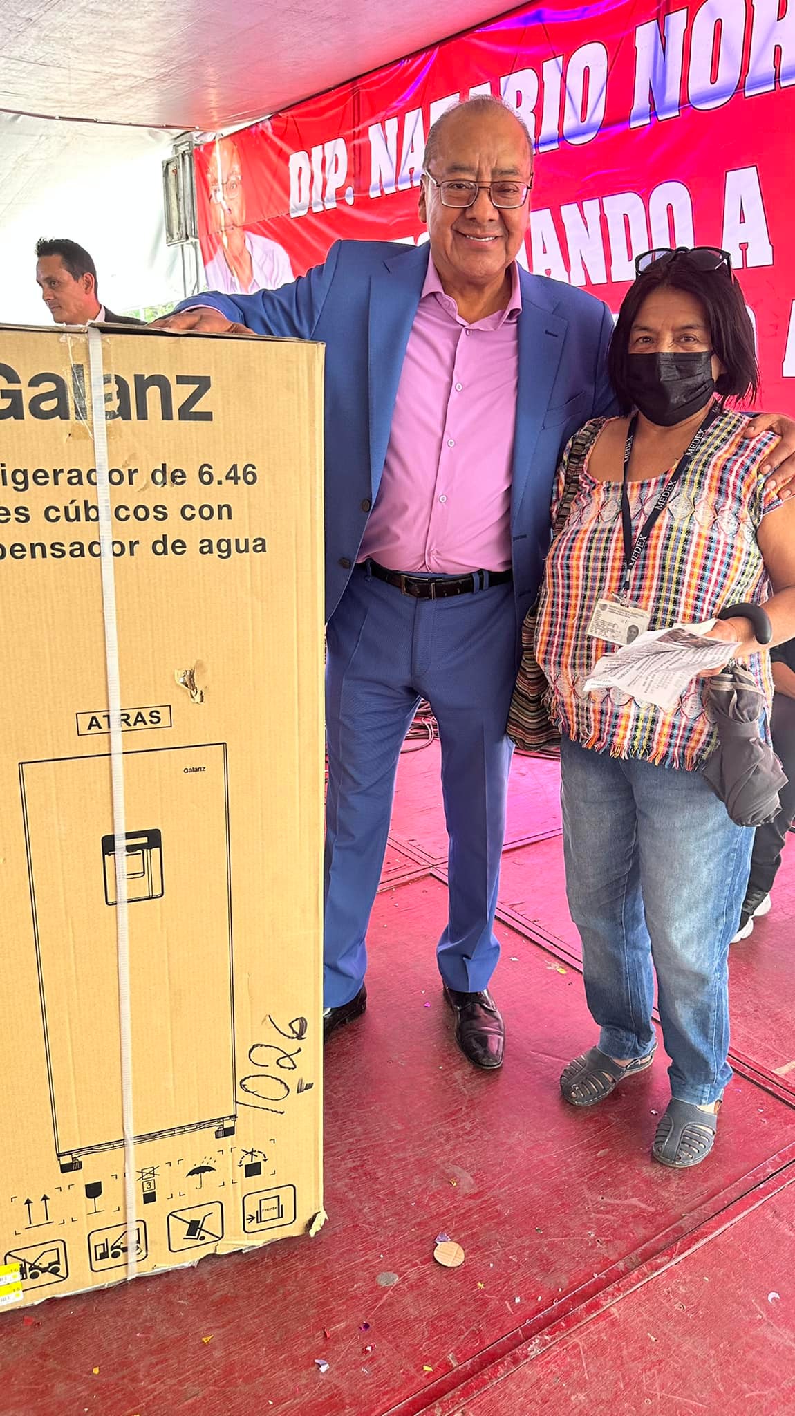 Ramillete de Vecinas Ganadores de Gustavo A Madero: Diputado Nazario Norberto Sanchez