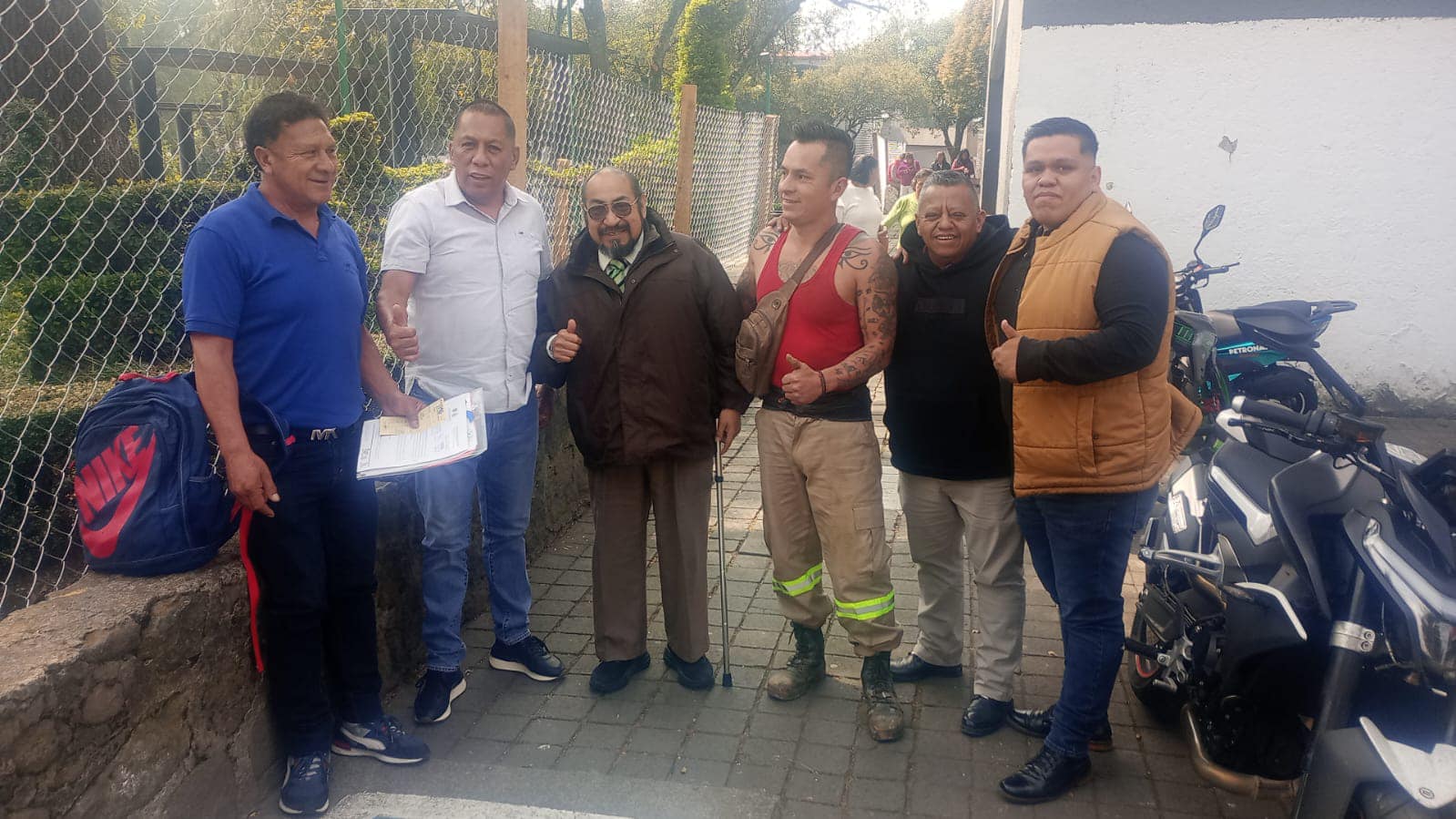 Alejandro Marín Rangel respalda a trabajadores de la Alcaldía Cuajimalpa