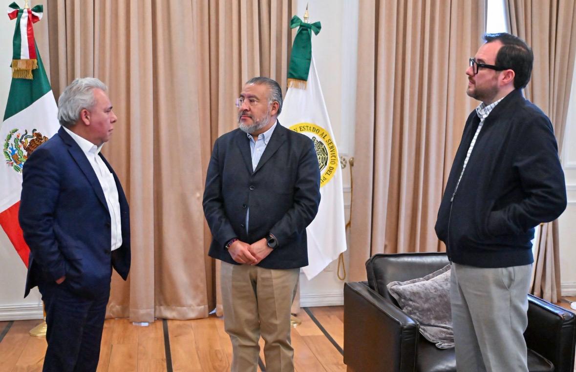 El Licenciado Marco Antonio García Ayala sostiene reunión de alto nivel con el Secretario General de Gobierno del Estado de México, Horacio Duarte, para defender los derechos laborales de más de 25 mil trabajadores del Sector Salud afiliados al SNTSA