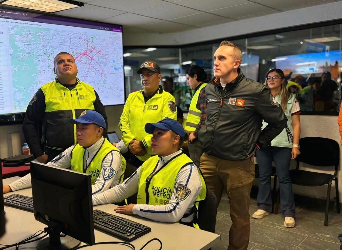 Con operativo preventivo y coordinación estratégica, el Director General del Metro, Maestro Adrián Ruvalcaba Suárez, reporta saldo blanco tras el partido México–Portugal