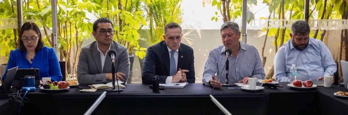 El Director General del Sistema de Transporte Colectivo Metro, Adrián Ruvalcaba Suárez, fortalece coordinación institucional con Héctor Ulises García Nieto para la modernización de la Línea 3