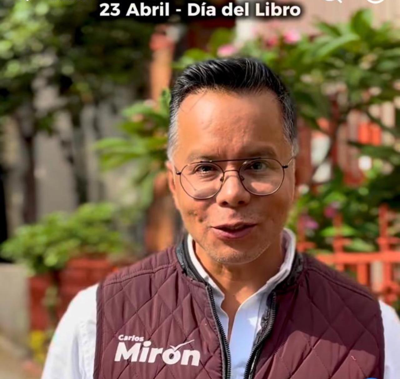 En el marco del 23 de abril, Día Mundial del Libro, el Diputado Federal por Tlalpan, Carlos Mirón, ofreció una reflexión de profundo calado intelectual sobre el papel de la literatura como eje civilizatorio y fuente inagotable de conocimiento