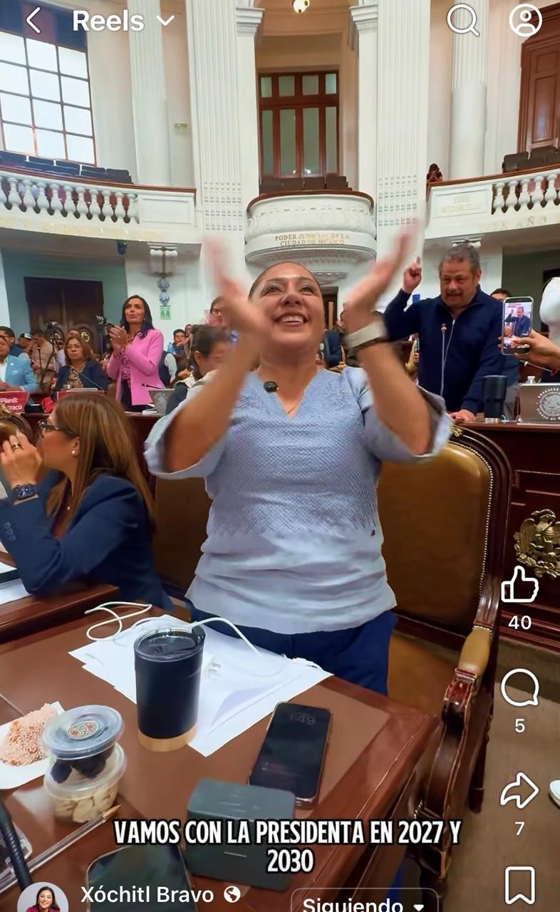 Con una mayoría arrolladora de 49 votos a favor, el Congreso de la Ciudad de México aprobó la reforma constitucional conocida como “Plan B”, en una jornada que la Diputada Xóchitl Bravo Espinosa, Coordinadora Parlamentaria de MORENA, calificó como un triunfo político contundente en favor de la transformación del país