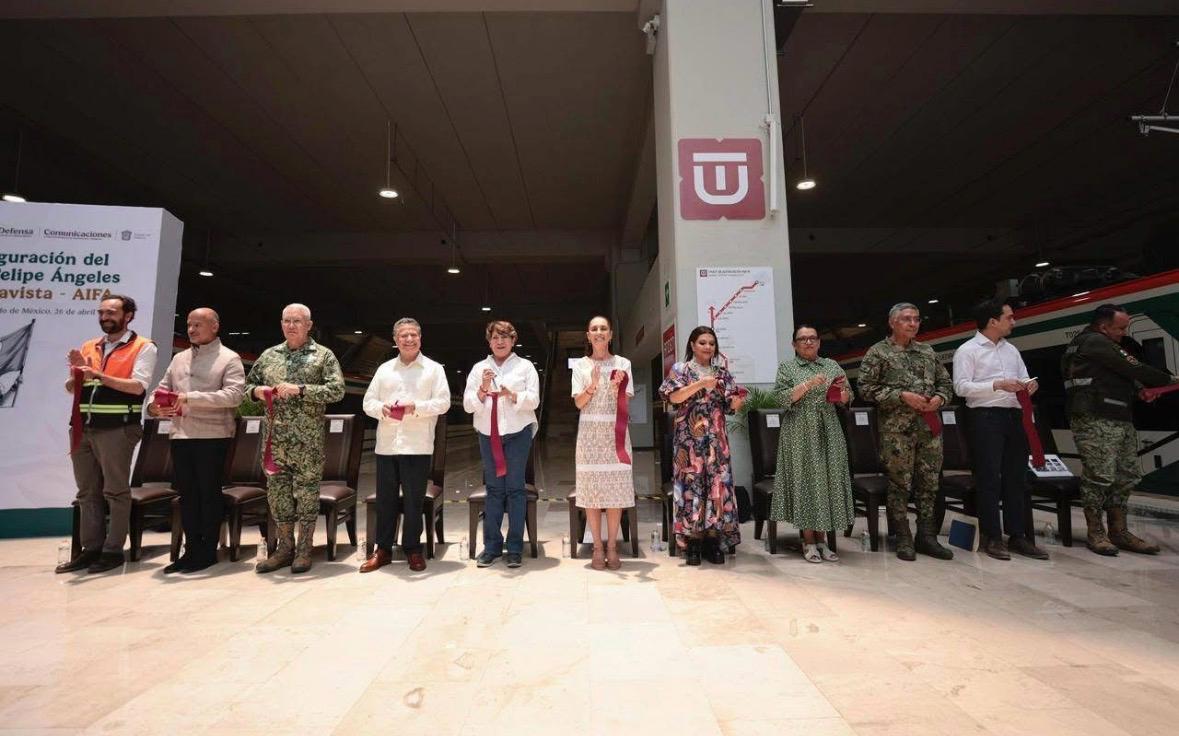 La Diputada Xóchitl Bravo Espinosa destaca la visión de Estado en la inauguración del tren Buenavista–AIFA encabezada por la Presidenta Claudia Sheinbaum Pardo y la Jefa de Gobierno Clara Brugada Molina