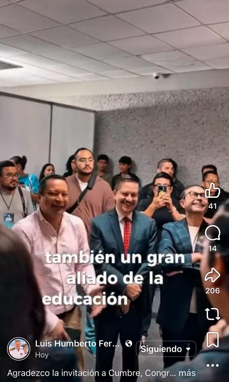 El Doctor Luis Humberto Fernández Fuentes defiende la educación pública y llama a abrir las universidades a todas las ideas y juventudes