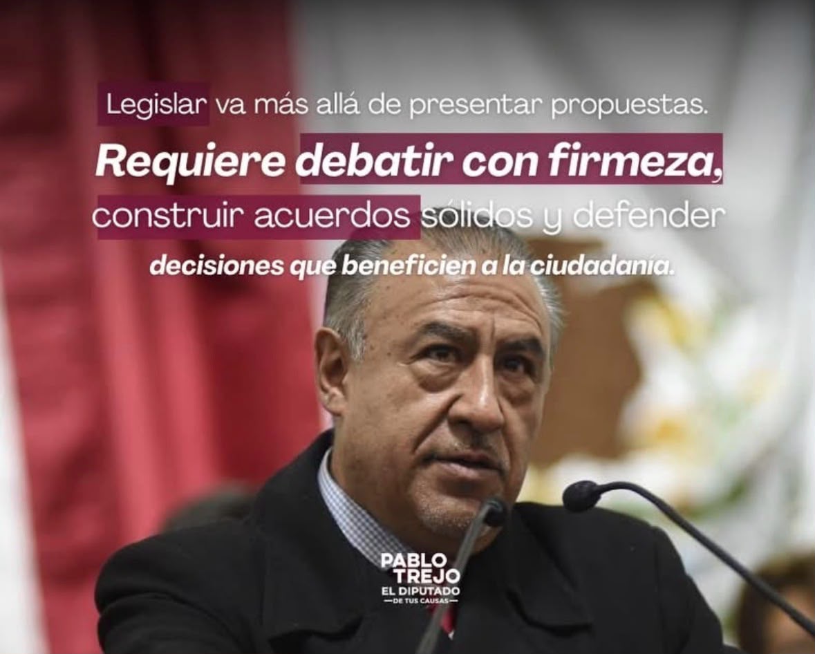 El Diputado Pablo Trejo Pérez expresó su gratitud a las vecinas y vecinos de Iztacalco por la confianza depositada en su trabajo legislativo, al informar que durante el actual periodo de sesiones presentó 9 iniciativas, 11 puntos de acuerdo, realizó 26 intervenciones en tribuna y participó en la aprobación de 4 dictámenes, siempre con el firme propósito de servir a quienes más lo necesitan