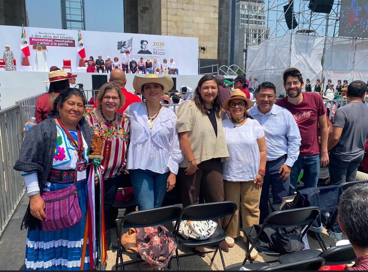 La Maestra Nancy Marlene Núñez Reséndiz, Alcaldesa de Azcapotzalco, expresó su reconocimiento al mensaje presentado por la Presidenta de México, la Doctora Claudia Sheinbaum Pardo, con motivo de su ejercicio de rendición de cuentas a dos años del triunfo democrático que dio continuidad al proyecto de transformación nacional