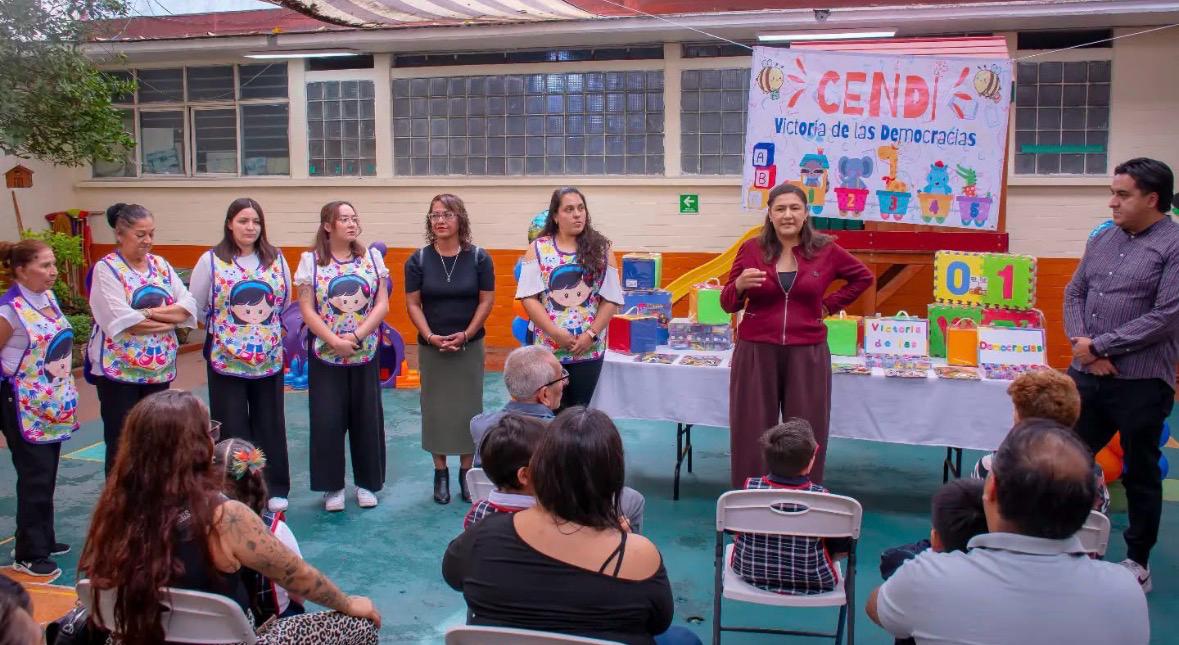 ROBUSTECER LA INFRAESTRUCTURA DE LOS CENDIS, CLAVE PARA QUE LAS NIÑAS Y LOS NIÑOS DE AZCAPOTZALCO APRENDAN, JUEGUEN Y DESARROLLEN TODO SU POTENCIAL: NANCY MARLENE NÚÑEZ RESÉNDIZ