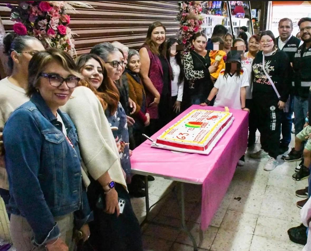 “¡FELICIDADES POR EL 63 ANIVERSARIO DEL MERCADO NUEVA SANTA MARÍA!”: SEÑALA LA ALCALDESA NANCY MARLENE NUÑEZ RESENDIZ