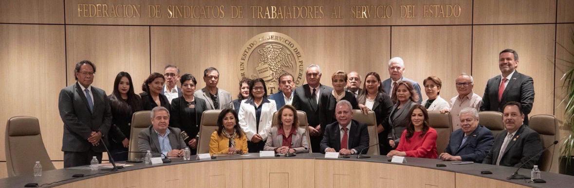 MARCO ANTONIO GARCÍA AYALA, FIRME EN LA DEFENSA DE LAS Y LOS TRABAJADORES DEL ESTADO; ENCUENTRO CON LA MINISTRA YAZMÍN ESQUIVEL FORTALECE LA LUCHA POR BASIFICACIONES, PENSIONES DIGNAS Y DERECHOS LABORALES