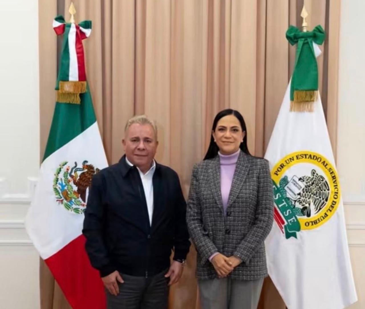 Ariadna Montiel Reyes y Marco Antonio García Ayala: amistad, unidad y diálogo en favor de los trabajadores al servicio del Estado