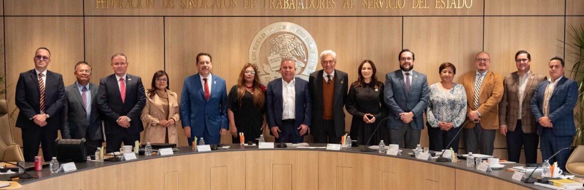 Marco Antonio García Ayala y Cristóbal Arias Solís unen esfuerzos para fortalecer la estabilidad laboral y proteger los derechos de las y los trabajadores de México
