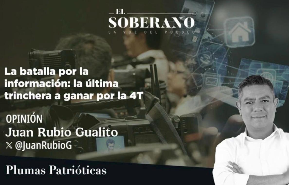 JUAN ESTUARDO RUBIO GUALITO: LAS NOTICIAS FALSAS, UN ARMA PARA DESGASTAR Y DESESTABILIZAR A LA CUARTA TRANSFORMACIÓN